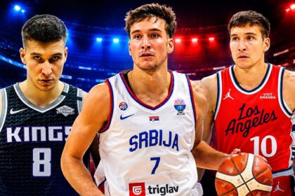 Ο Μπόγκνταν Μπογκντάνοβιτς σε δράση στο NBA