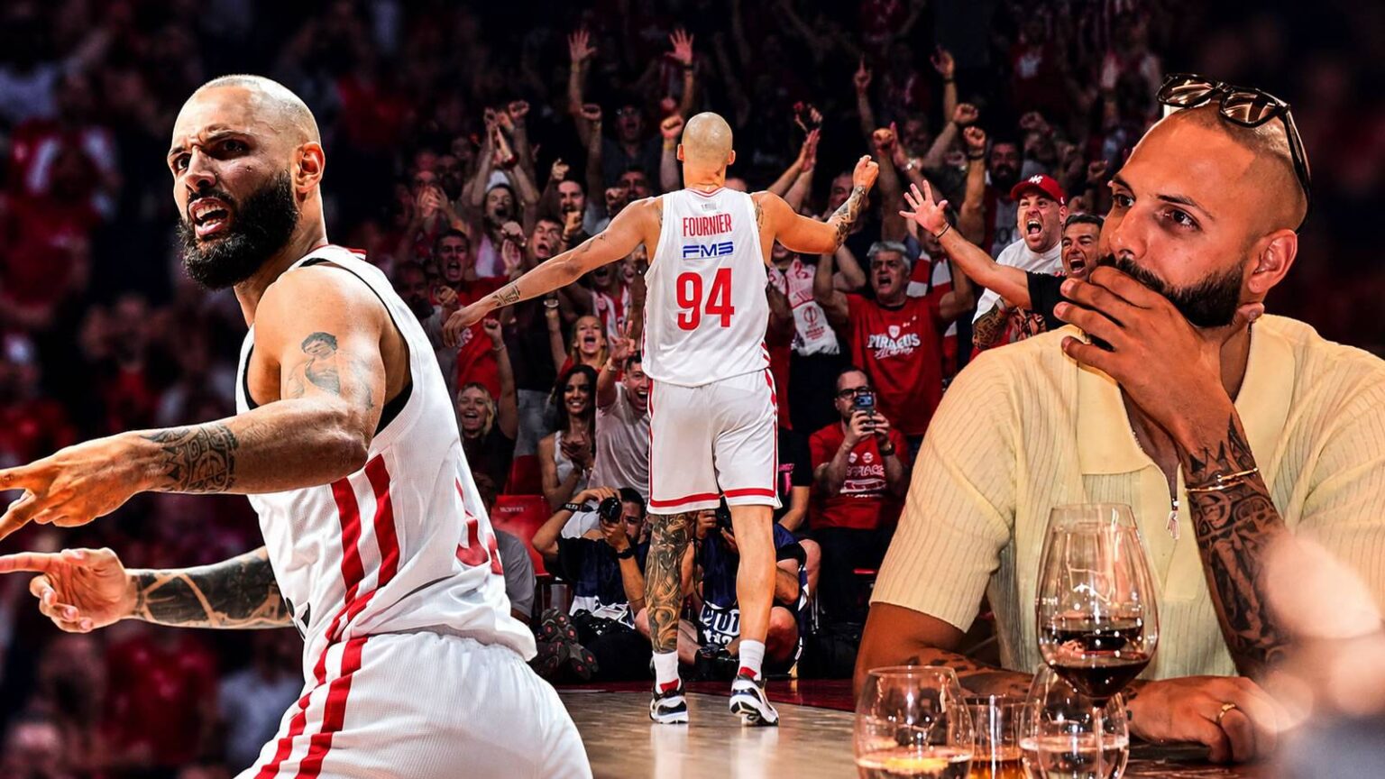 evan fournier olympiacos interview athletic fans