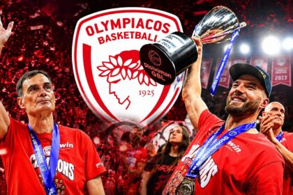 Μπαρτζώκας και Πίτερς πανηγυρίζουν την κατάκτηση του πρωταθλήματος