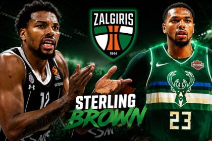 Sterling Brown με τη φανέλα της Παρτίζαν στην EuroLeague — στόχος της Ζάλγκιρις Κάουνας