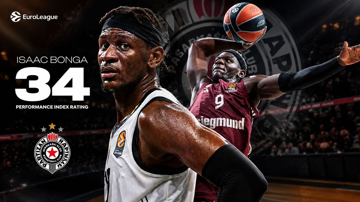 Ο Isaac Bonga σε αγώνα EuroLeague