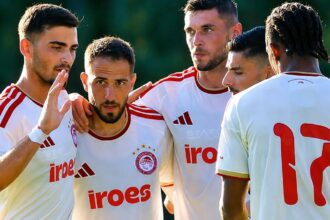 olympiacos rakow friendly action