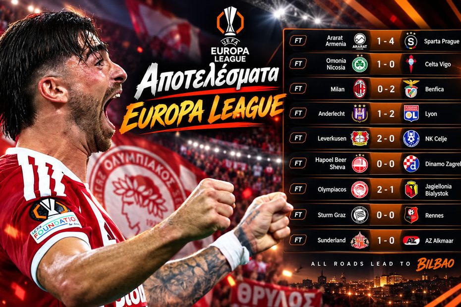 Ο Ζότα Σίλβα πανηγυρίζει στον αγώνα της League Phase της διοργάνωσης του Europa League μεταξύ του Ολυμπιακού και της Γιαγκελόνια