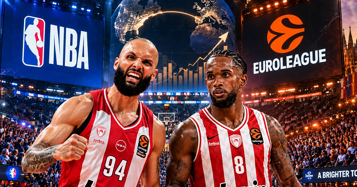 Οι ομάδες της EuroLeague πριν από αγώνα της διοργάνωσης, με το NBA να εξετάζει την ευρωπαϊκή του επέκταση